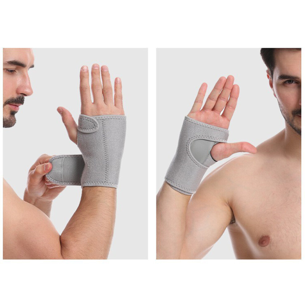 Adjustable Wrist Hand Support with Ergonomic Design, Wrist Compression Brace for Tendinitis Wrist Brace, Breathable Wrist Brace with Steel Plate