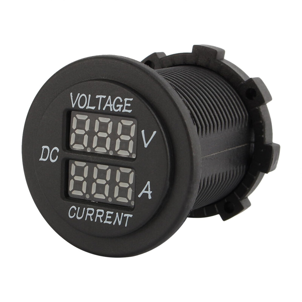 1224V Led Voltmeter Ammeter Dual Display Digital Voltage Current Gauge For Car Motorcycle Battery 9187378417508