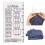 Knitting Stitching Gauge Checker Plastic Grids Measuring-2 pack 7