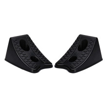 Heavy Duty Wheel Chock for Truck and Trailer with SlipResist Grip for Secure LongTerm Parking