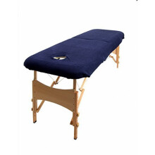 Head Gear Massage Couch Cover With Face Hole - Navy