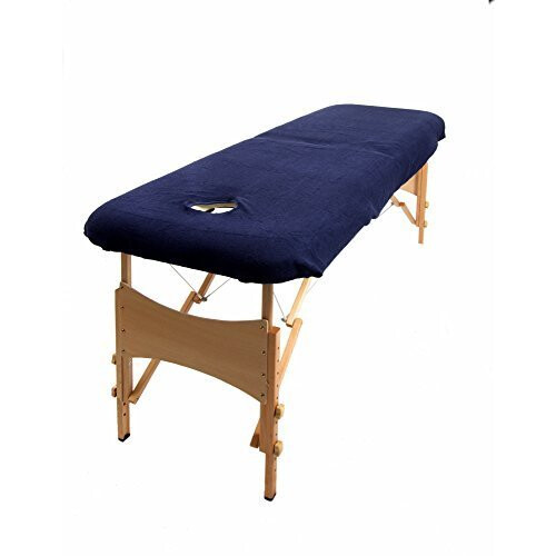 Head Gear Massage Couch Cover With Face Hole - Navy