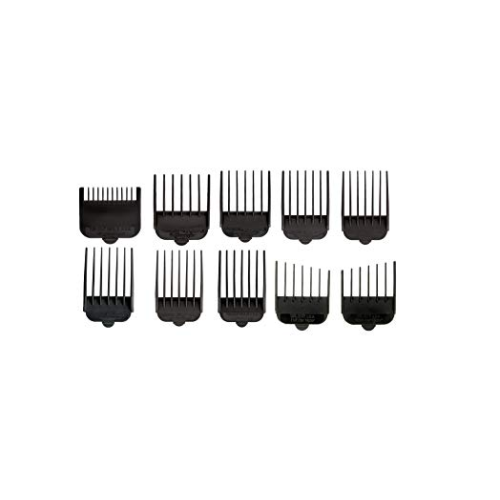 Wahl Black Attachment Comb Clippers Set -  wahl black comb plastic attachments standard multi cut clippers