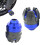 Motorcycle Frame Sliders Front Fork Crash Protector AntiCollision for Scooter Moped Blue 1