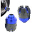 Motorcycle Frame Sliders Front Fork Crash Protector AntiCollision for Scooter Moped Blue 5