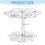 Premium 6 Slot Spice Bottle Stand Circular Design Durable 3