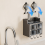 Strong Suction Cup Wall Mounted Kitchen Organizer-4 squares 7
