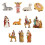 Kerststalbeeldjes, kerstfiguur ornament kerststal standbeeld 1