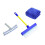 MultiPurpose Window Squeegee Kits Flexible Handle Smooth-Blue 1