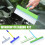 MultiPurpose Window Squeegee Kits Flexible Handle Smooth-Blue 6