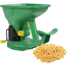 Handheld Seed and Fertilizer Spreader 1.5L Adjustable 5Setting Garden Lawn Seeder