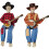 Animierte karierte Skelette, Musiker,- HHBDD 6