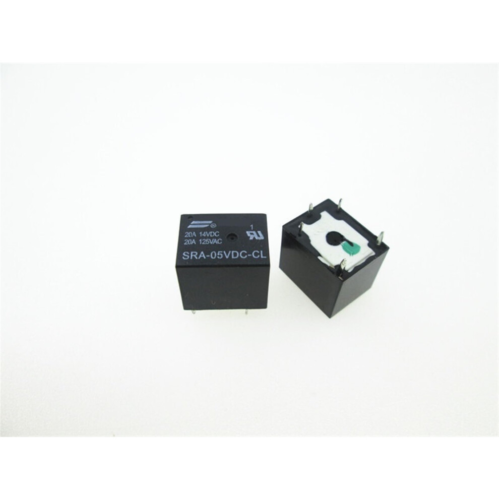 Sra05vdccl Sra05vdccl 05Vdc 5V 5Vdc Dc5v 20A 125Vac 5Pin Relay (Size: 5Pcs) 9365049018371