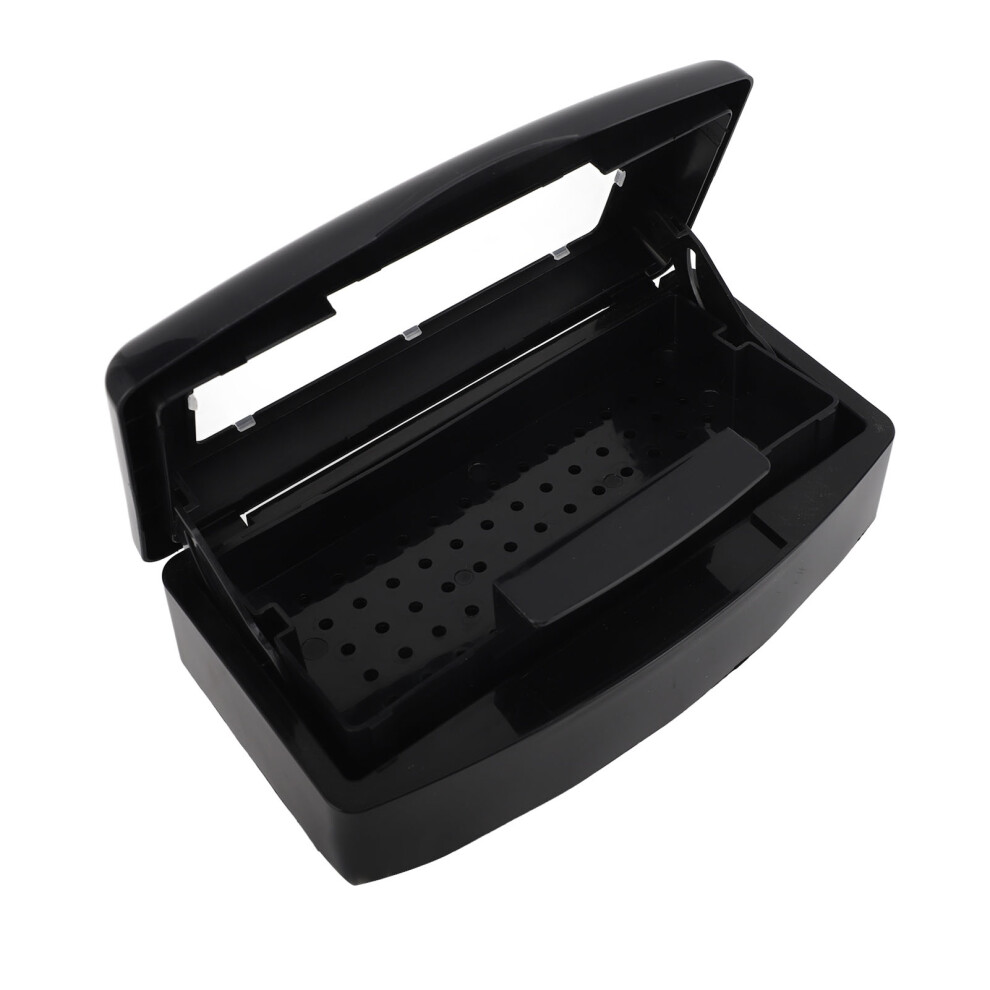 Multifunctional Nail Art Tool Clean Box ABS Portable with Filter Layer
