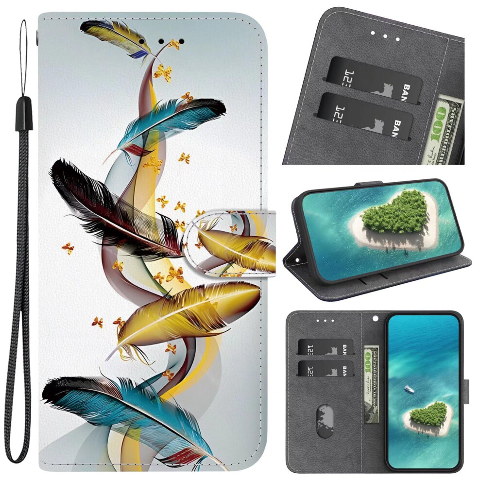Wallet Case Leather Flip Cover Shockproof Folio With Magnetic Closure And Kickstand For Xiaomi Redmi Note 13 Pro 5G 9199774074353