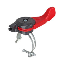 Tiller Throttle Control ABS Aluminum Alloy Handlebar Lever with Thumb Accelerator for Road Cutter 3.94 Inches