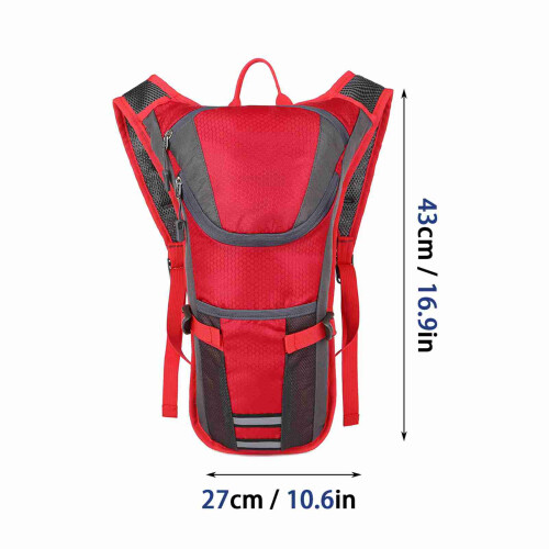 Lightweight Nylon Hydration Backpack 43cm for Hiking Cycling Running 1
