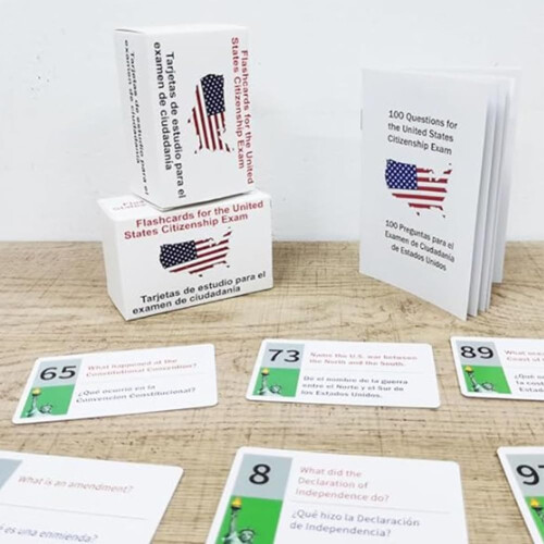 US Citizenship Test Flash Cards: 100 USCIS Questions for Naturalization Exam, Study, and Practice 2