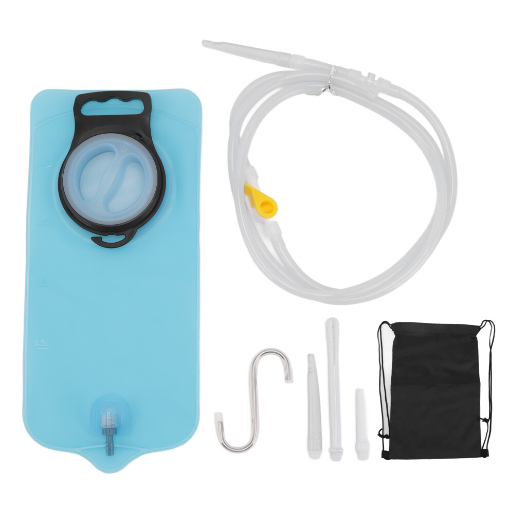 Medical Grade Enema Bag Kit Non Toxic Silicone Colon Cleansing Detox With Volume Display Sign Practical And Safe Clean Enema Set