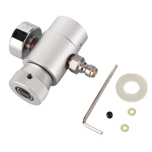 Kit connettore di ricarica CO2, adattatore per macchina per soda in acciaio inossidabile per tubo CO2 ad alta pressione, che garantisce