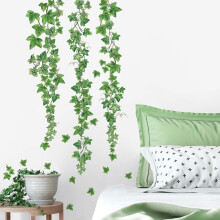 Vinyl Spring Scene Mural Peel And Stick Wall Decals, Smooth Surfaces Decoration With Repositionable And Reusable Wallpaper