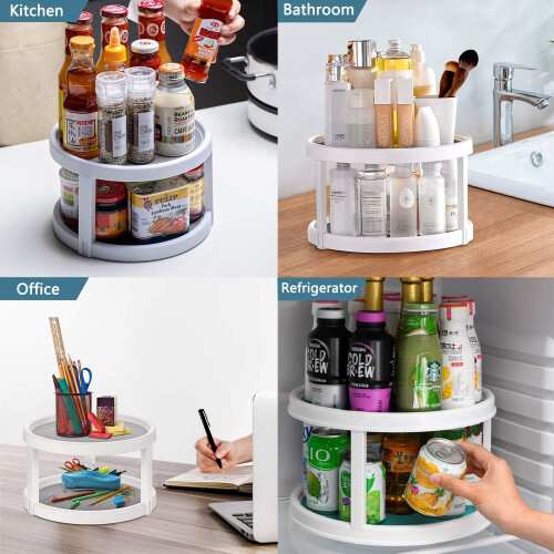 Lazy Susan για εξοικονόμηση χώρου κουζίνας, Οργανωτής περιστρεφόμενου δίσκου από 1