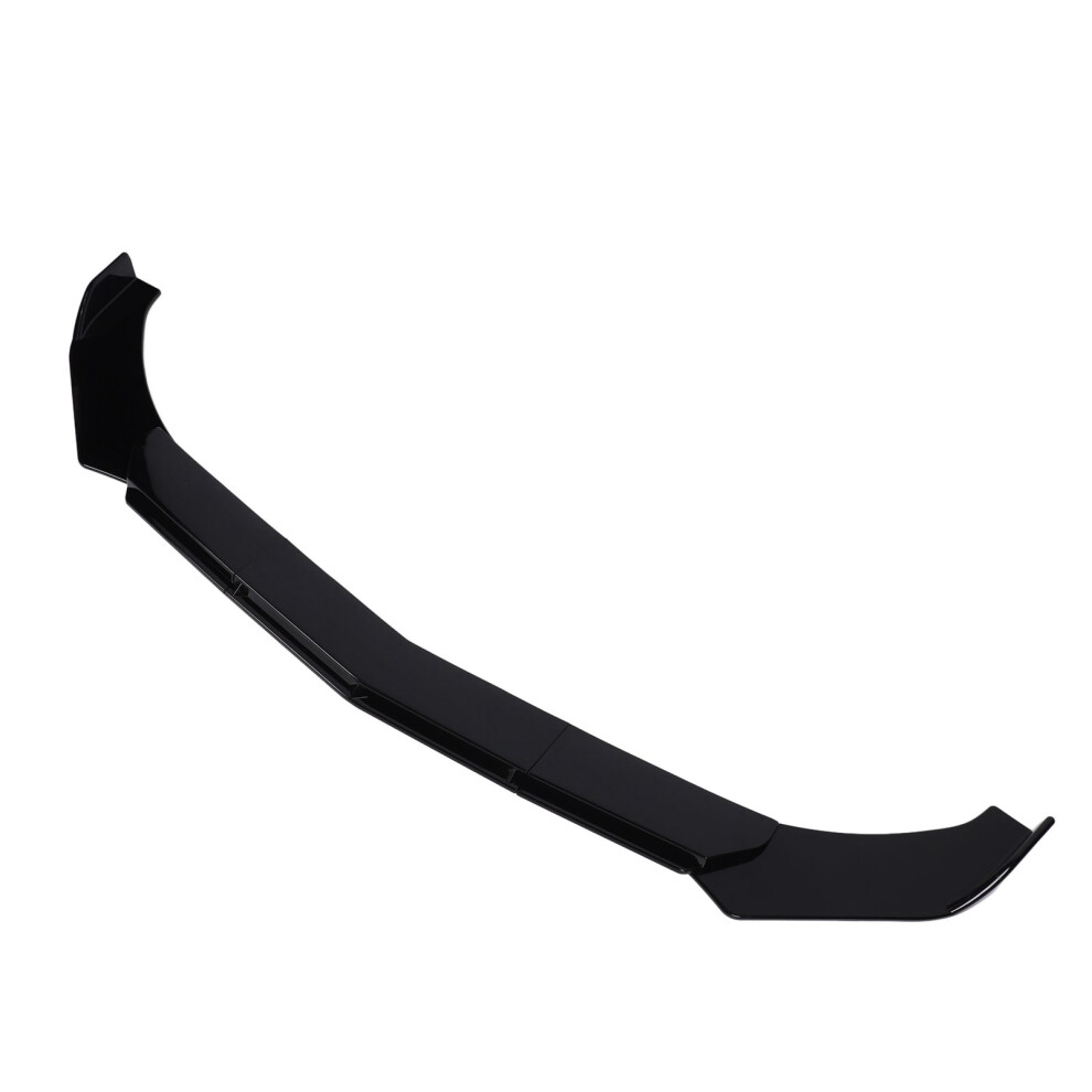 150Cm Glossy Front Bumper Lip Splitter Spoiler For Universal Fit Black 8111368755593