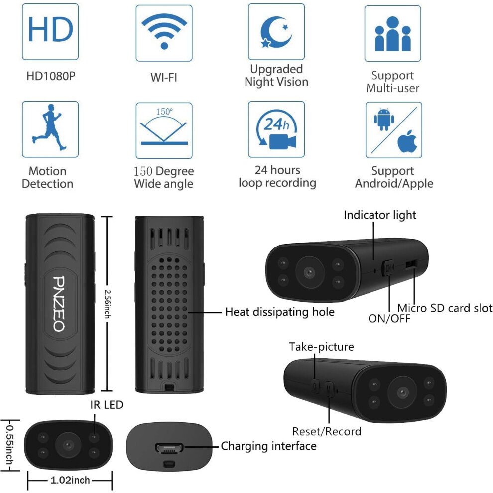 Smart Wifi Camera, 1080P Video Quality, Offering Unmatched Security With Financial Encryption And Easy Diy Shaping 9128293418560