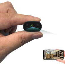High-Definition Video Camera, Smart Motion Detection Mini Surveillance Device with Night Vision for Covert Monitoring (Rechargeable Battery)