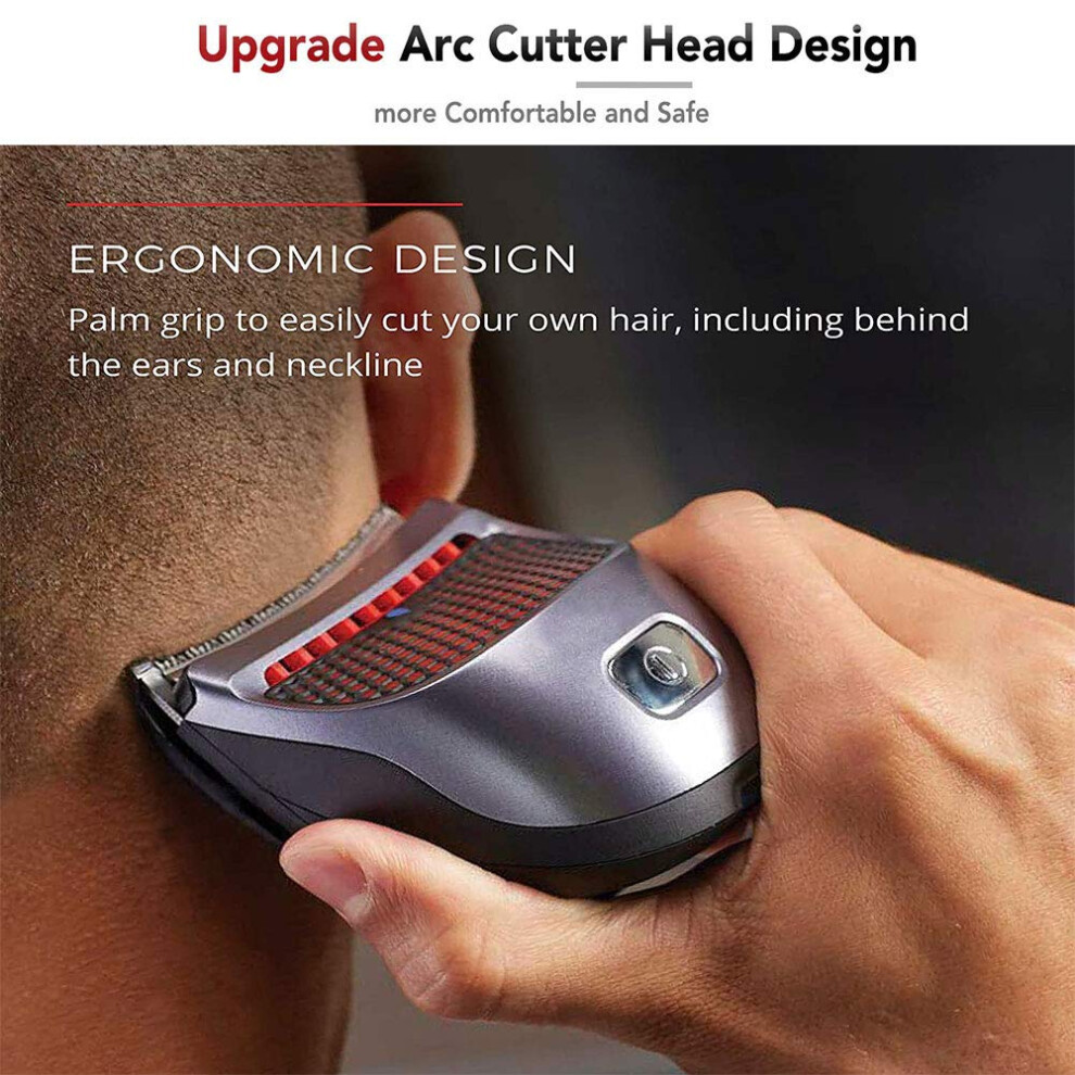 Self-Haircut Kit, Corded And Cordless Use Lithium Max Battery, Ergonomic Rubberized Clipper, Length Guide Combs, For Convenient Home Haircut Kit