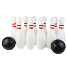 Miniature Bowling Set for Hand Eye Coordination, Foam Bowling Set with Comfortable Finger Holes, Complete Set Promoting Interaction and Teamwork,