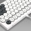 Mechanical Keyboard for Versatile Connectivity, Translucent Bottom Shell Design Enhances Your Desktop Aesthetics, Dual Mode Bluetooth & Wired 1