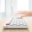 Mechanical Keyboard for Versatile Connectivity, Translucent Bottom Shell Design Enhances Your Desktop Aesthetics, Dual Mode Bluetooth & Wired 5