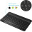 7-Color Led Backlit Ultra-Slim Wireless Bluetooth Keyboard, Broad Compatibility For Ios, Android, Mac Os, And Windows, Scissor Switch Structure For 2