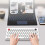 Mechanical Keyboard for Versatile Connectivity, Translucent Bottom Shell Design Enhances Your Desktop Aesthetics, Dual Mode Bluetooth & Wired 6
