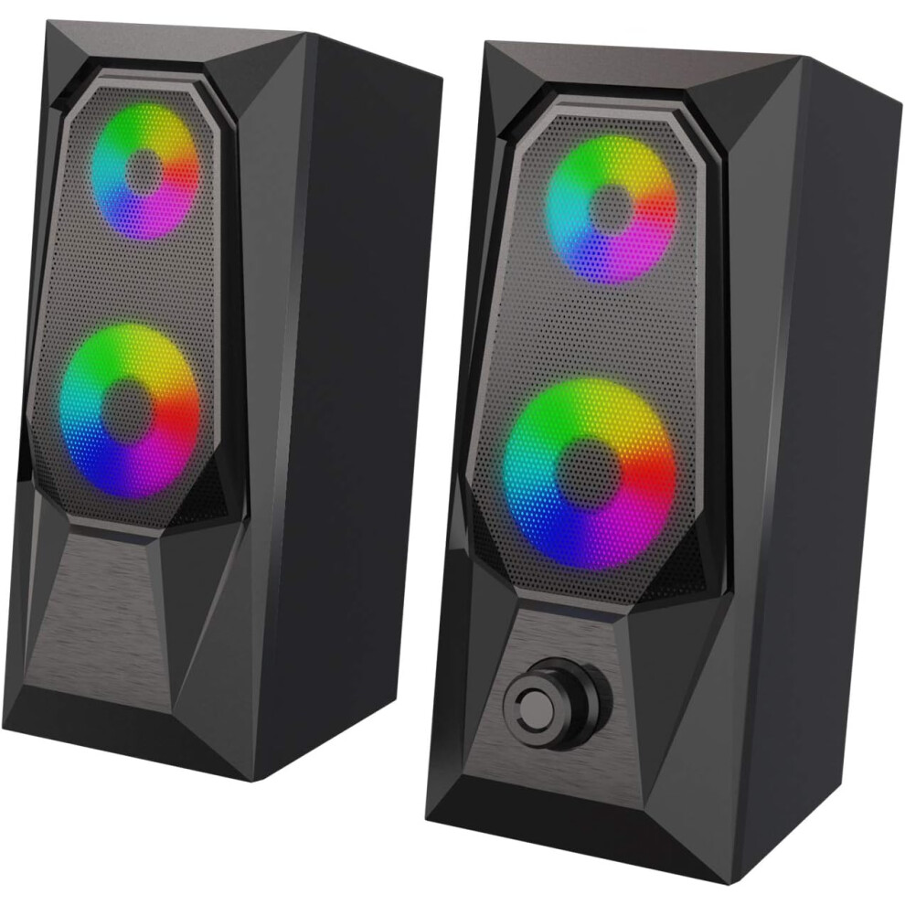 Stereo Sound Speakers With Immersion Atmosphere, Usb Powered Compact Design Rich Sound For A Seamless Entertainment Experience 9405630423624