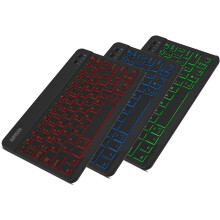 Wireless Bluetooth Keyboard for Multiple Devices, Ultra Light and Portable with Rechargeable Battery