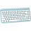 Compact Bluetooth Keyboard, Shared USB Receiver for Multi-Device Connection, Silent Wireless Mouse Combo, Colorful Design for Enhanced Productivity 4