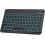 Teclado Bluetooth compacto com suporte, compatível com iPads, teclado ultrafino recarregável para compatibilidade com iOS e Android. 1
