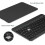 Compact Backlit Bluetooth Keyboard, Cross Compatible Ultra Slim Portable Wireless Keyboard for iOS, Android, Windows Devices, 7-Color LED Backlight, 8