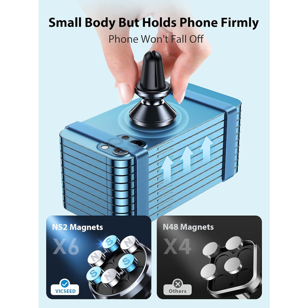 Alloy Car Dashboard Mount With 360 Rotation, Super Magnets For Safe Driving Experience 9128293842532