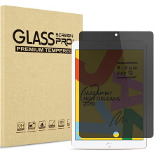10,2-Zoll-iPad-Displayschutzfolie, blasenfreie Klebebeschichtung, oleophobe Beschichtung, gehärtetes Glas, 1 Stück