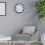 Termômetro e higrômetro decorativos e elegantes para ambientes internos e externos, pré-calibrados, com números grandes de 25 cm (10 polegadas), 5