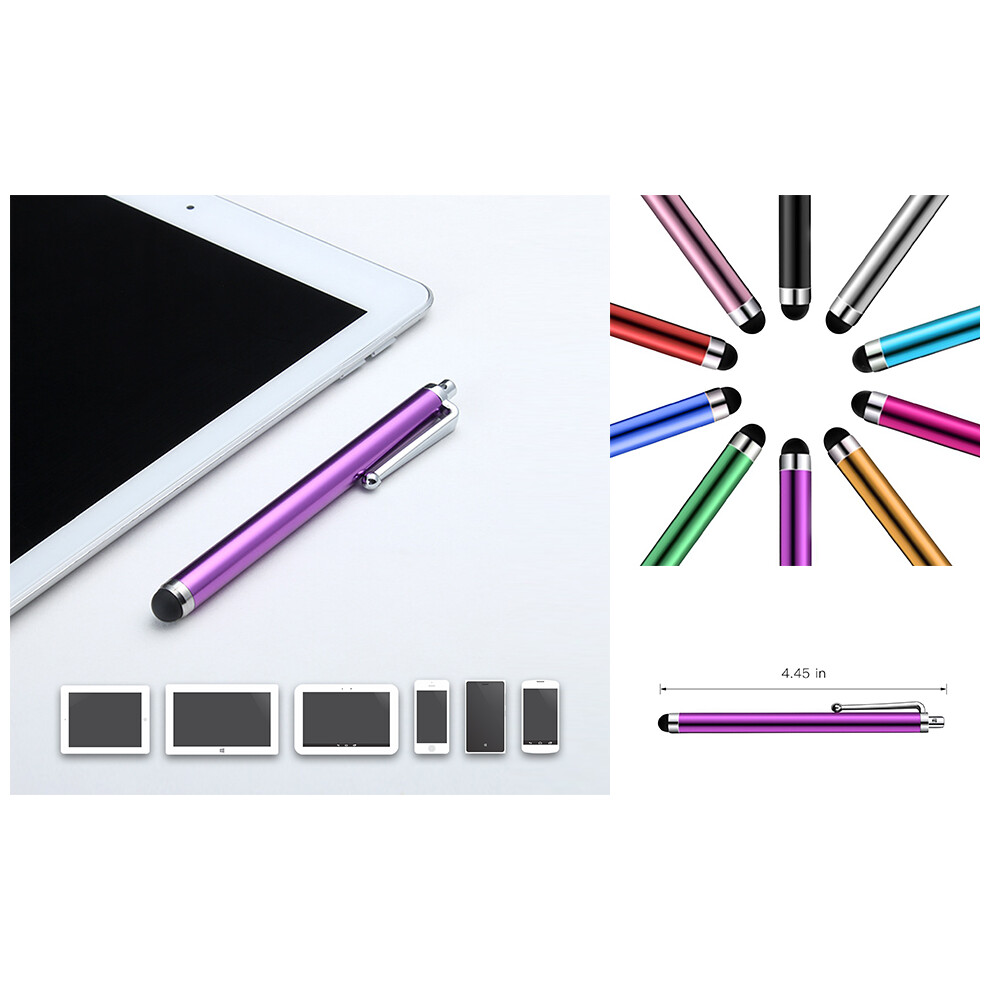 Universal Capacitive Touch Screen Stylus Pens, Enhance Your Drawing Experience With Ultra-Sensitive Soft Rubber Tips, Compatibility Ensures Smooth 9128293842396
