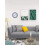 Termômetro e higrômetro decorativos e elegantes para ambientes internos e externos, pré-calibrados, com números grandes de 25 cm (10 polegadas), 4