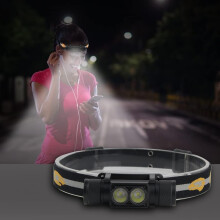 Wiederaufladbare Stirnlampe mit zuverlässiger Leistung, superhelle LED-Stirnlampe für dein nächstes Outdoor-Abenteuer