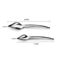 Cucharas de decoración culinaria de precisión multiusos para chefs, herramientas esenciales para cocinas, realza la presentación de los platos con