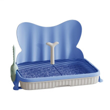 Dog Potty – Puppy Tray, Cat Litter Box, Strong LoadBearing, Blue