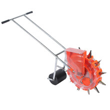 Push Seeder Manual Seed Planter for Corn Soybean Peanut Wheat Beans, NoBend Precision Sowing 9 Mouths