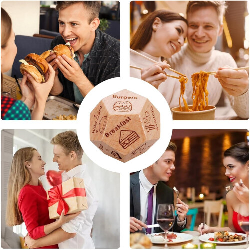 Night Dice for Couples: Romantic Game, Unique Food Dice  Night Cube  Fun Dice for Dates 2